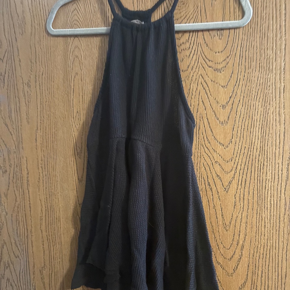 Black tank top